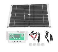 Haofy Kit de Panel Solar Flexible de Silicio Monocristalino con Alta Tasa de Conversión para Carga Al Aire Libre, Módulo Solar de 40 W para Acampar, Viajar, Adecuado para Carga de MP3/teléfono