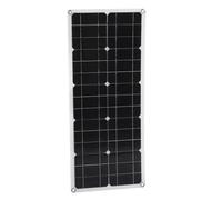 Haofy Kit de Panel Solar Monocristalino de 100 W con Función de Almacenamiento de Energía para Uso Nocturno Durante Acampadas y Actividades Al Aire Libre