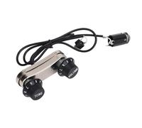 Haofy Kit de Pastilla de Puente con Transductor Piezoeléctrico, Pastilla de Violín de Plástico Metálico con Perilla de Volumen de Tono, Piezas de Amplificación Eléctrica para Ukelele de Guitarra