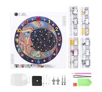 Haofy Kit de Pintura con Diamantes de Imitación de Diseño único para Mejorar la Confianza en uno Mismo y la Paciencia, Ideal para Sala de Estar de 13,8x13,8 Pulgadas