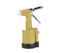 Haofy Kit de Pistola Remachadora Neumática de Aire Industrial de Alta Resistencia Eficiente para Trabajadores de Construcción Naval y Maquinaria Aleación de Aluminio KP-703 Amarillo Naranja (YELLOW)