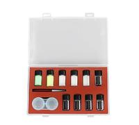 Haofy Kit de Polvo Fluorescente Luminoso, Juego Completo de Colores Brillantes para Creación Artística y Consejos de Seguridad Nocturna, Estudio de Relojes, Relojeros