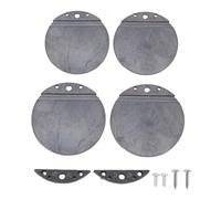 Haofy Kit de Reemplazo de la Cardina Marina Kit de Reparación de Drenaje de Bote Tapones de la Aleta, Mantenimiento del Casco de Sellado de Goma con Sujetadores, para Válvulas de