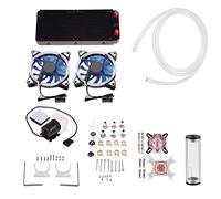 Haofy Kit de Refrigeración por Agua de 240 Mm, Bloque de CPU y GPU con Combo de Bomba y Depósito, 240 Mm for Sistemas de Refrigeración Líquida para Ordenador