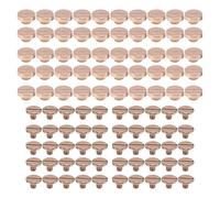 Haofy Kit de Tornillos de Unión 50 Piezas de 8 Mm de Aleación de Zinc Sujetadores de Remaches para Cinturones de Reparación de Cuero Ropa Ropa Fácil Instalación de Remaches