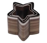 Haofy Kit de Troquelado de Cuero con Estrella de 5 Puntas de Acero de Aleación, Molde para Recortar Limpio para Decoración de Cuero y Pasteles de Cocina