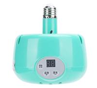Haofy Lámpara Calefactora E27 Temperatura Ajustable Calentador de Aves de Corral de 200 W con Soplador de Aire Caliente Iluminación LED para Conejo, Pollo, Pato, Ganso, Perro,