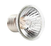 Haofy Lámpara de Calor para Reptiles UVB, Espectro Completo de 220-240 V para Soporte de Calcio con Tecnología de Superficie Reflectante, Bombilla para Tomar el Sol para Terrarios, Recintos (50W)