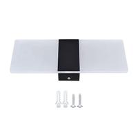 Haofy Lámpara de Pared LED Luz de Pared Acrílica de 6W Luminosa de 360 ????° Luces Conservantes de Alto Brillo Arriba y Abajo para Comedor de Dormitorio 90-265V (Negro)