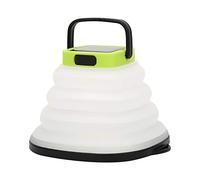 Haofy Lámpara LED para Acampar Al Aire Libre Luz de Energía Solar Portátil para Tienda de Campaña con Atenuación de 3 Niveles IP65 a Prueba de Agua, Marco Negro (borde negro)