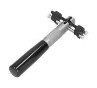 Haofy Llave Abridora de Caja de Reloj, Removedor de Cubierta Trasera de 2 Puntas de Aleación de Aluminio Resistente para Reparación de Relojes de 7,5 Pulgadas con 4 Abrazaderas