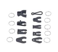 Haofy Llaves de Interruptor de Parada de Emergencia, 9 Piezas, Plástico Duradero Universal para Interruptor de Apagado de Barco, Compatible con Varios Modelos Fuera de Borda