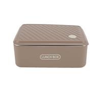 Haofy Lonchera Sellada 304 Acero Inoxidable de Acero Inoxidable 1200 Ml de Recipiente de Preparación de Alimentos a Prueba de Fugas con Diseño Rectangular y Clips de Bloqueo No Tóxicos (M)