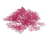 Haofy Los Clips de Papel de Metal en Forma de Conejo Evitan el Marcador Decorativo de Deslizamiento para la Oficina Escolar, 100 Piezas de Placa de Animales Lindos para el álbum de Recortes y el