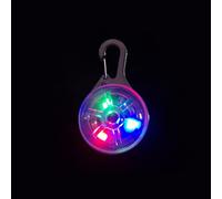 Haofy Luz Colgante para Collar de Perro con Brillo para Mascotas, Luz Nocturna LED Colorida con Clip, Ideal para Seguridad y Visibilidad Al Aire