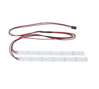 Haofy Luz de Chasis LED de Aleación de Aluminio para el Modelo RC en Automóvil Fuera de Ruta, Barra de Luz Decorativa Fácil de Instalar para los Entusiastas de los Vehículos RC (Blue)