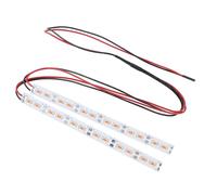 Haofy Luz de Chasis LED de Aleación de Aluminio para el Modelo RC en Automóvil Fuera de Ruta, Barra de Luz Decorativa Fácil de Instalar para los Entusiastas de los Vehículos RC (Rojo)