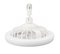 Haofy Luz de Ventilador de Techo LED, ángulo Ajustable 30W 3 Velocidades E27 Ventilador de Techo con Luz y Control Remoto para Oficina en Casa, 9.8x7.1