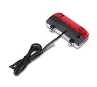 Haofy Luz LED de Freno de Bicicleta Eléctrica de 48 V, Lámpara de Advertencia Trasera, Accesorios de Ciclismo, Luz Trasera de Ebike, 48 Voltios Rojo