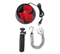 Haofy Luz LED de Fuego Artificial, Efecto de Llama Parpadeante 3D para Fiestas, Clubes Nocturnos, Decoración de Escenario, Adecuado para Festivales, Eventos, DJ Móviles (Enchufe europeo 220V)