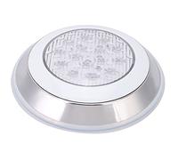 Haofy Luz LED Impermeable para Paisaje Subacuático para Fuentes de Piscinas, Lámpara de Pared Segura de bajo Voltaje de 18 W para Decoración de Jardines, Acero Inoxidable + Material de PC