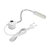 Haofy Luz para máquina de Coser, lámpara de Trabajo magnética LED, lámpara de Mesa con Cuello de Cisne de 6 W, Coser, Banco de Trabajo, Torno, Taladro, maquinista, Amoladora de Banco