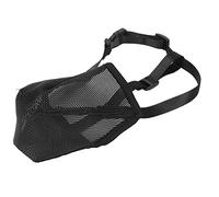 Haofy Mal de Malla para Perros Ajustable Transpirable Pediendo Ladridos de Alimentos para Entrenar Al Aire Libre, Todas Las Carreras, Material Nylon (M)