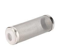 Haofy Malla Protectora de Filtro de Acuario de Acero Inoxidable, Red Segura Antiobstrucción para Tanque de Peces, de Filtración de Acuario (Blanco Diámetro Interior 16 mm/0,63 pulg.)