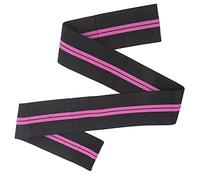 Haofy Manga de Compresión Ajustable para Codera Deportiva Vendaje de Protección Codera Elástica Ideal para Rehabilitación Postoperatoria y Prevención de Lesiones para Hombres y Mujeres (Rayas Negras
