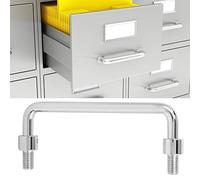 Haofy Manija de Metal Plegable de Acero Inoxidable 304# de Larga Duración, Perilla de Gabinete Fácil de Instalar para Caja de Herramientas, Pulido