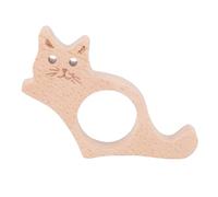 Haofy Marcapáginas de Madera para Pulgar, Soporte de Página de Libro de Pino Hecho a Mano para Sesiones de Lectura Prolongadas, Regalo Ideal para Estudiantes (Gata)