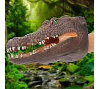 Haofy Marioneta de Mano de Cocodrilo, Material Suave y Flexible, Divertido Juguete Interactivo para Juegos de rol, Ideal para Niños y Niños Pequeños, Tamaño de 9 Pulgadas