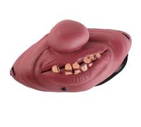 Haofy Máscara de Media Cara de Látex para Halloween, Máscaras, Accesorio de Disfraz de Terror para Adultos, que Cubre la Mitad de la Cara, Ideal para Eventos de Carnaval y Cosplay Máscara de