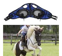 Haofy Máscara de Mosca Espacio de Ojo Grande Gafas de Cubierta de Ojo de Caballo Ajustable Blastas con una Malla Elástica Alta para Protección contra el Polvo y Suministros de Arnés