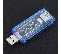 Haofy Medidor de Corriente de Voltaje USB Detector USB LCD Portátil para Teléfono Computadora Banco de Energía Notebook Plug and Play para Viajeros Plástico como Se Muestra en la Imagen 1 X Detector