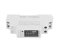 Haofy Medidor de Energía Monofásico de Carril Din DDM18S, 220V/230V, para Monitoreo de Energía, Medición Precisa del Uso de Electricidad para Apartamentos