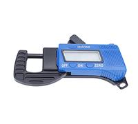 Haofy Medidor de Espesor Digital Rango de 0-25 Mm con Resolución de 0,001 Mm Pantalla LCD con Sensor de Alta Precisión para Cuero, Papel, Láminas de Metal, Medición de Baterías, Herramientas de