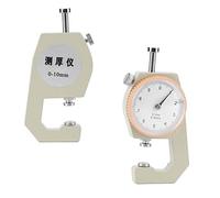 Haofy Medidor de Espesor Preciso, Equipo de Medición Resistente Al Desgaste, 0-10 Mm, Plateado para Entusiastas del Bricolaje (cabeza plana)