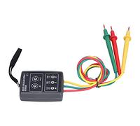 Haofy Medidor de Rotación de Fase Portátil Medidor de Rotación Trifásico de Diseño Profesional, Método de Operación Simple, Práctico para Electricistas e Ingenieros, Incluye Clamp/Holder de Prueba