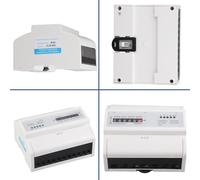Haofy Medidor Eléctrico Trifásico Digital con Instalación en Riel DIN para Medición de Energía Medidor 7P KWh para Uso Comercial (15(60) A)