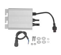 Haofy Microinversor de Conexión a Red Solar Medidor de Alta Precisión Inversor de Onda Sinusoidal Pura para Monitorear el Estado de Trabajo IP65 a Prueba de Agua para Sistemas Solares Residenciales