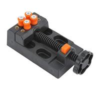 Haofy Mini Abrazadera de Tornillo de Banco Portátil para Tallado de Aleación de Aluminio, Artesanía en Madera, Tallado de Joyería para Fabricantes de Modelos, Negro, 4,13x2,24x1,38 Pulgadas