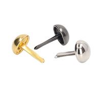 Haofy Mini Brads Sujetadores de Cabeza Redonda de Metal de 10 Mm, 300 Piezas con Diseño de Dos Puntas para Manualidades, álbumes de Recortes, Creación de Tarjetas, Proyectos de Papel, Manualidades,