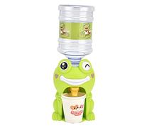 Haofy Mini Dispensador de Agua de Plástico para Niños, Juguete de Cocina Portátil, Accesorio Educativo de Juego de Simulación para Hábitos de Hidratación Saludables (Estilo Rana Verde)