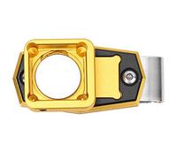 Haofy Mini Estuche Magnético Portátil para Tiza de Billar, Soporte de Tiza para Taco de Aluminio, Caja de para Billar con Clip Fijo, 4 Colores para Jugadores en Salas de, Viajes de Práctica en Casa