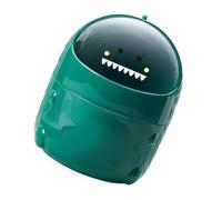 Haofy Mini Lindo Bote de Basura para Escritorio, Material Plástico Respetuoso con el Medio Ambiente para Mesa de Centro, 1 Pieza (GREEN)