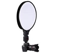 Haofy Mini Plato de Belleza Portátil Softbox para, Difusor de Flash Plegable para Luz Natural Suave, Fácil Configuración para Estudio de Fotografía (Los 40cm)