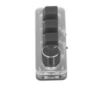 Haofy Mini Teclado USB con Interruptor Azul con LED RGB para Juegos y Oficina, Teclado Mecánico Programable para Control Industrial