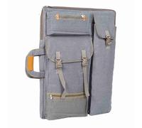 Haofy Mochila de Arte Grande con Capacidad 4K para Tableros de Dibujo de 66 X 50 Cm, Lona Resistente Al Agua con Almacenamiento de Múltiples Compartimentos, Portador de Suministros para Artistas