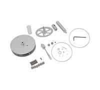 Haofy Modelo de Motor Stirling, Construcción de Aluminio de Desplazamiento de 150 Ml, Kit de Educación Científica para Enseñanza en el Aula, Proyectos Stem y Bricolaje con Funcionamiento Claro